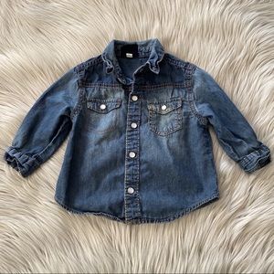 OSHKOSH Denim Button-down Shirt